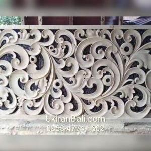 Ukiran Ornamen Dinding Rumah Motif Samblung ukiranbali.com