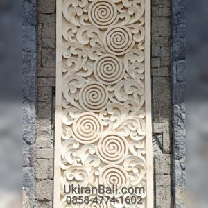 Ukiran Dinding Dalam Rumah Motif Pohon Anggrek ukiranbali.com