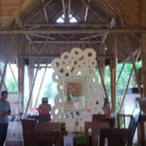 Ornamen Dinding Rumah Motif Donat Minimalis ukiranbali.com