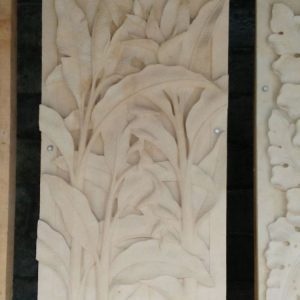 Ornamen Relief Dinding Motif Daun ukiranbali.com