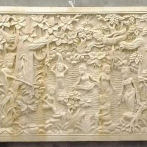 Relief Batu Alam Motif Rajaphala Khas Bali ukiranbali.com