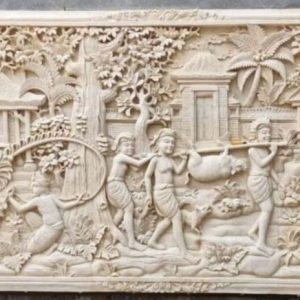 Relief Dinding Aktivitas Masyarakat Bali ukiranbali.com