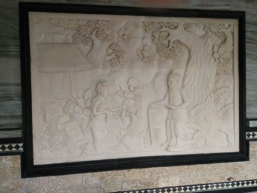 Relief Dinding Batu Alam Motif Arjuna Relief Dinding Batu Alam Motif Arjuna ukiranbali.com