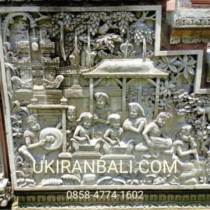 Ornamen Dinding Minimalis Khas Bali ukiranbali.com