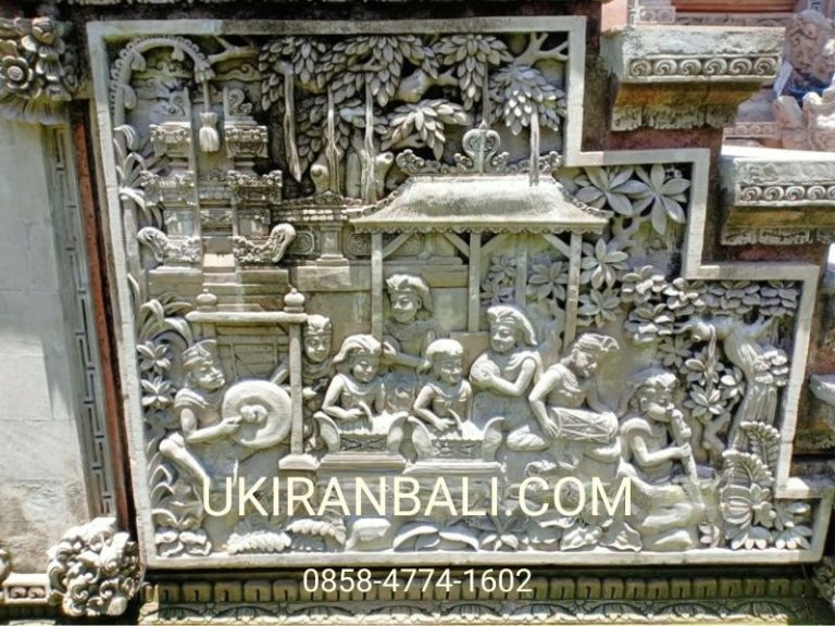 Ukiran Relief Ornamen Dinding Budaya Masyarakat Bali - Ukiran Bali
