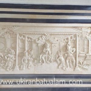 Relief Dinding Khas Bali Motif Mahabharata ukiranbali.com