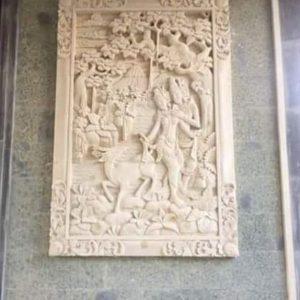 Relief Dinding Rumah Motif Mahabharata ukiranbali.com