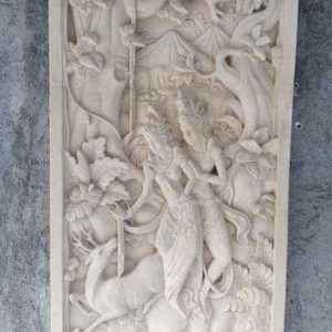 Ukiran Dinding Depan Rumah Motif Samblung Minimalis ukiranbali.com