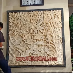 Relief Ukiran Batu Alam Motif Awan ukiranbali.com