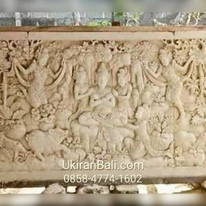 Ornamen Dinding Motif Arjuna Bertapa ukiranbali.com