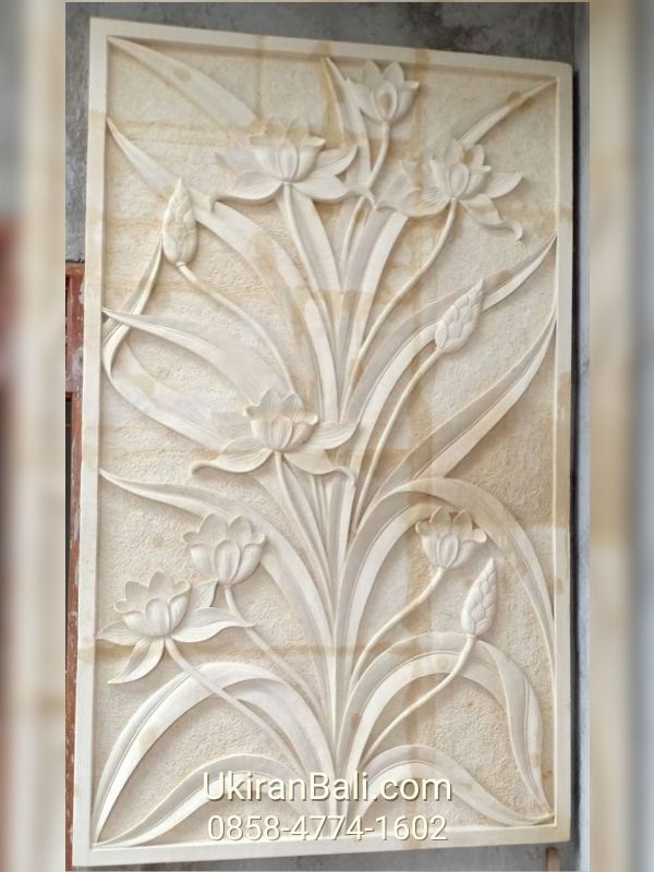 Ukiran Dinding Depan Rumah Motif Anggrek Ukiran Dinding Depan Rumah Motif Anggrek ukiranbali.com