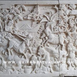 Ukiran Dinding Motif Mahabrata Bali ukiranbali.com